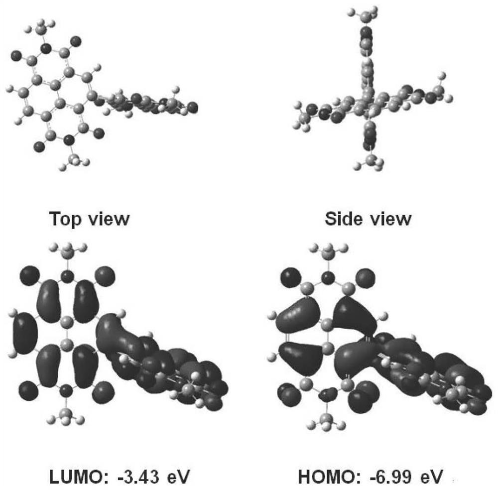 Small organic molecule electron transport materials based on naphthalimide units and their applications