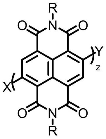 Small organic molecule electron transport materials based on naphthalimide units and their applications