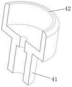 Gas supply and insulation integrated structure of space electric thruster