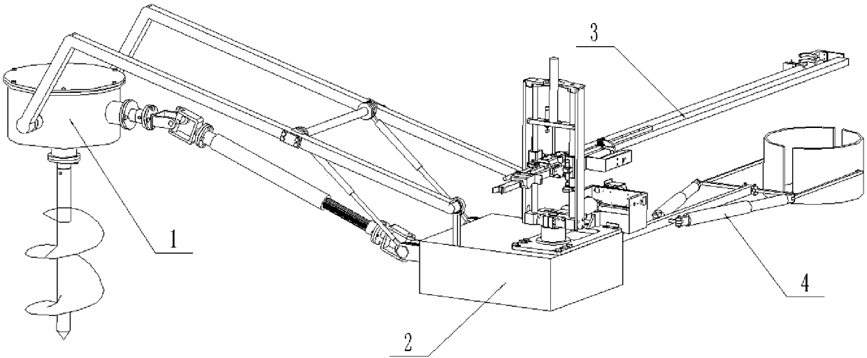 Tree planting device and tree planting method