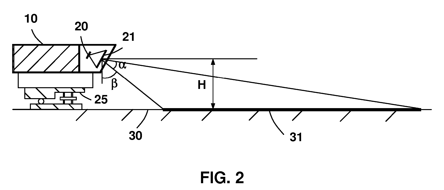 Projection lighting apparatus for marking and demarcation