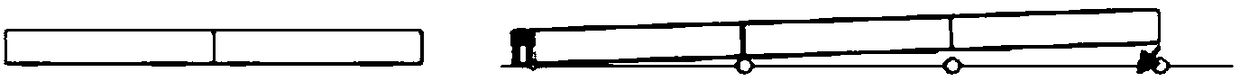 Segmental prefabricated bridge mounting linear shape control method