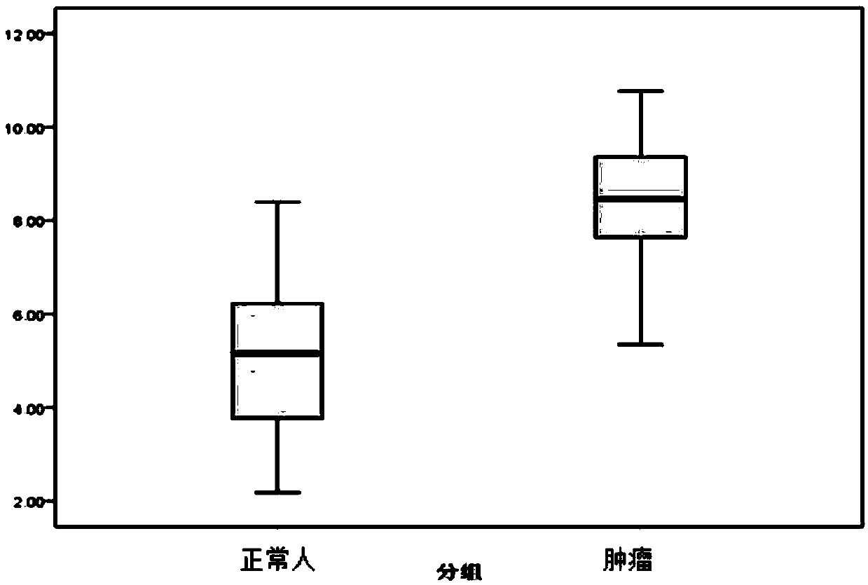 Primer pair and kit for detecting P53 gene epigenetic modification difference in peripheral blood free DNA