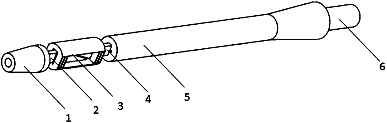 Output signal combination method for three-component optical fiber balance