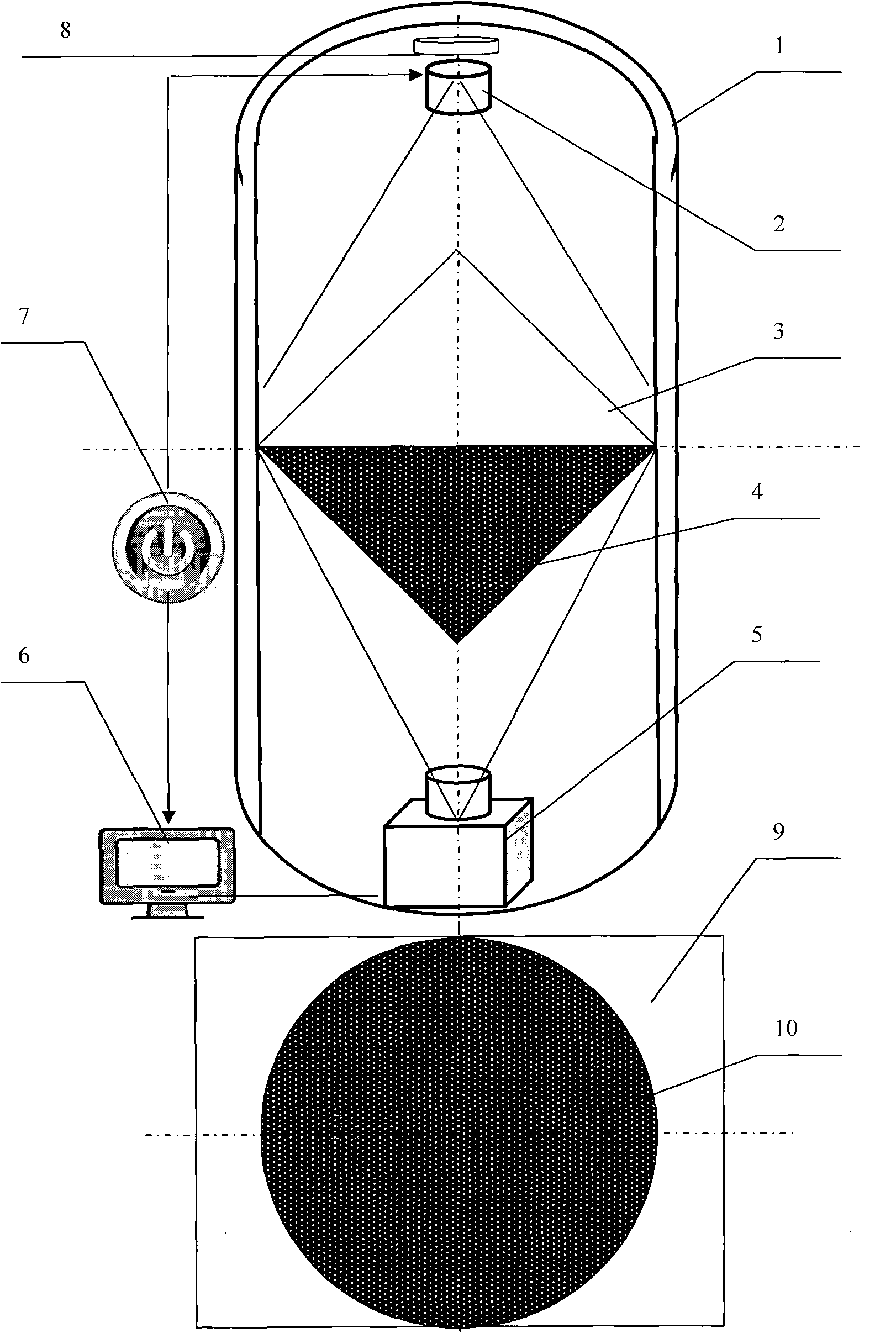 Omnibearing tilt sensor based on machine vision