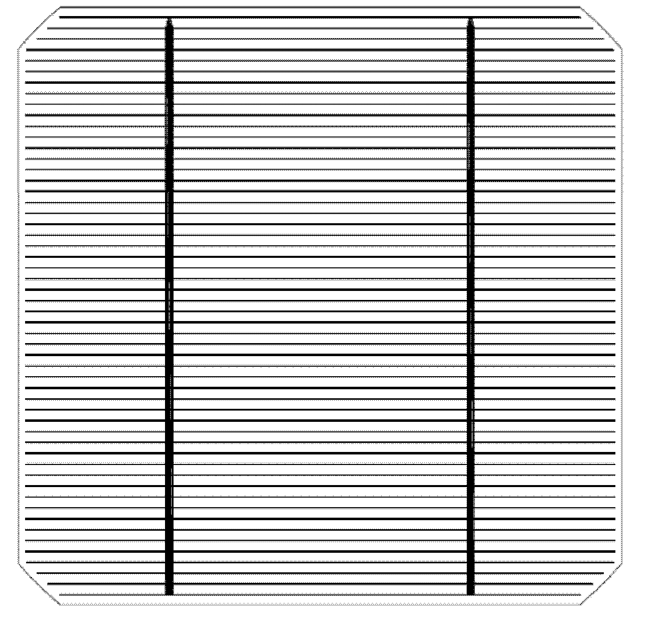 Manufacturing method for front electrode of crystalline silicon solar battery