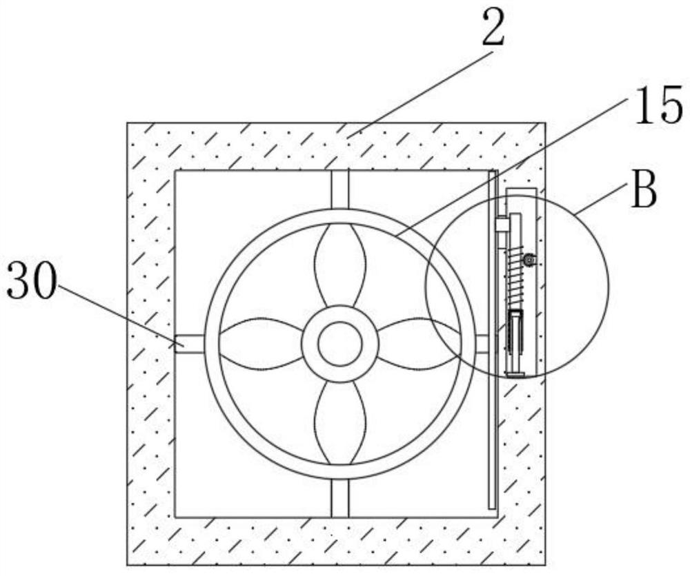 Ventilation device used for preventing infectious diseases in public health