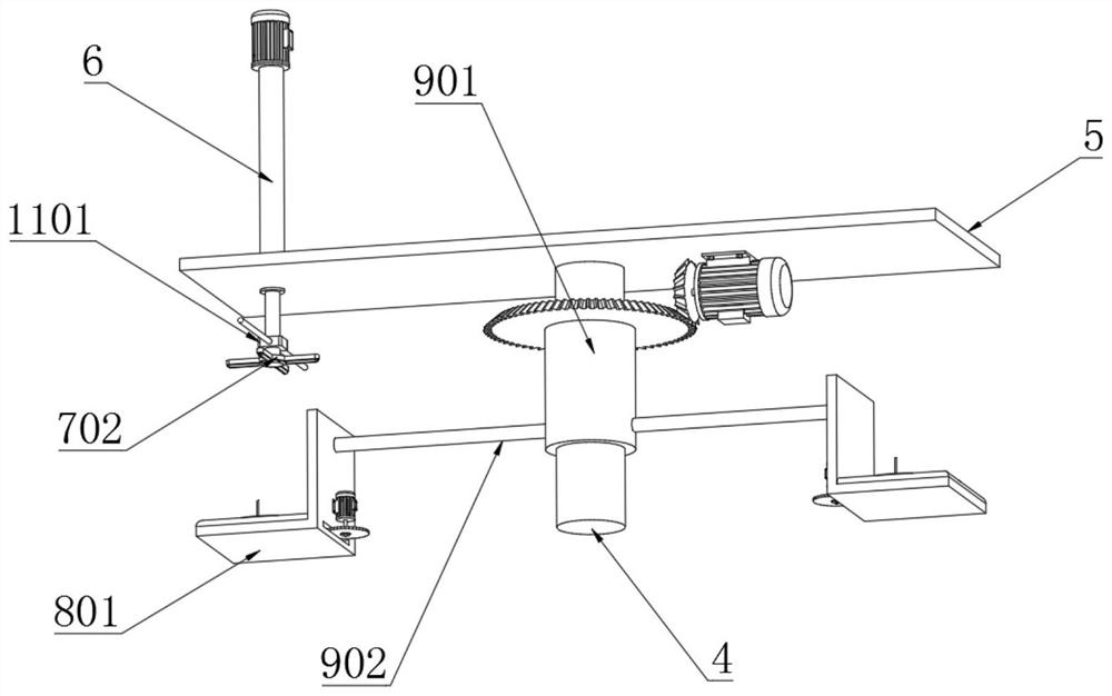 An intelligent pressing device for dust-proof and noise-reducing motor processing