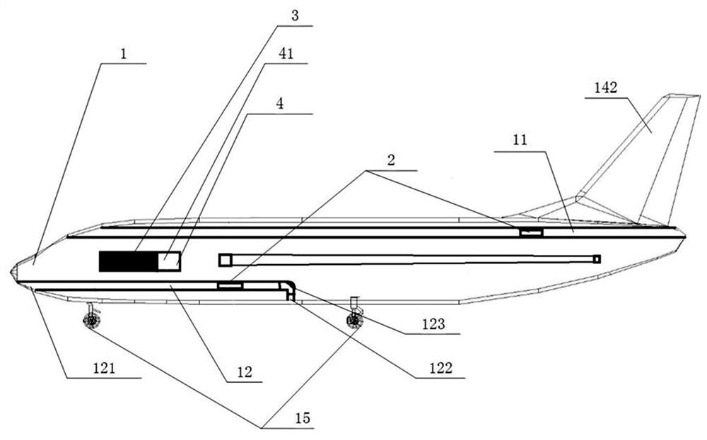 A model and method for making the model fly or dive