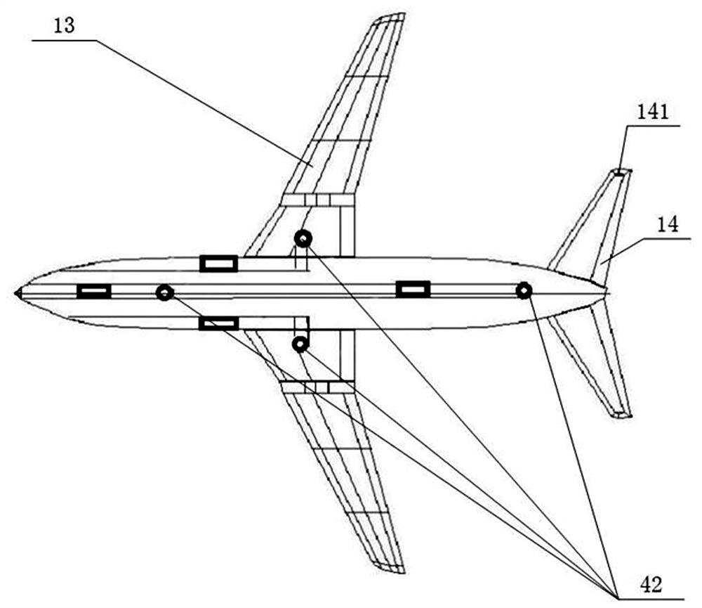 A model and method for making the model fly or dive