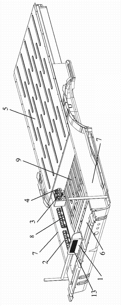 Design structure of battery box for electromobile