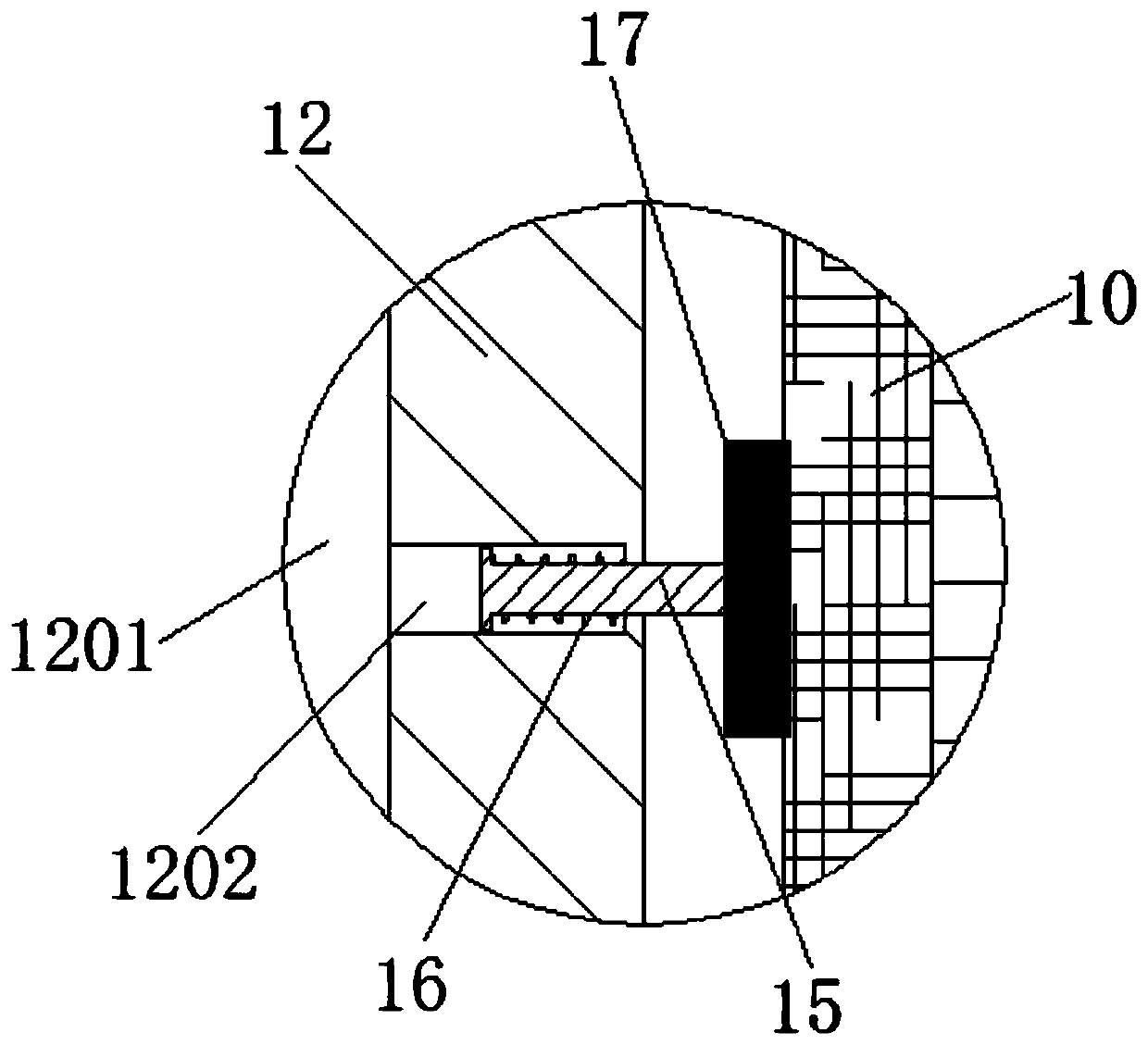 Medical test tube cleaning device capable of being adjusted and achieving all-sided cleaning