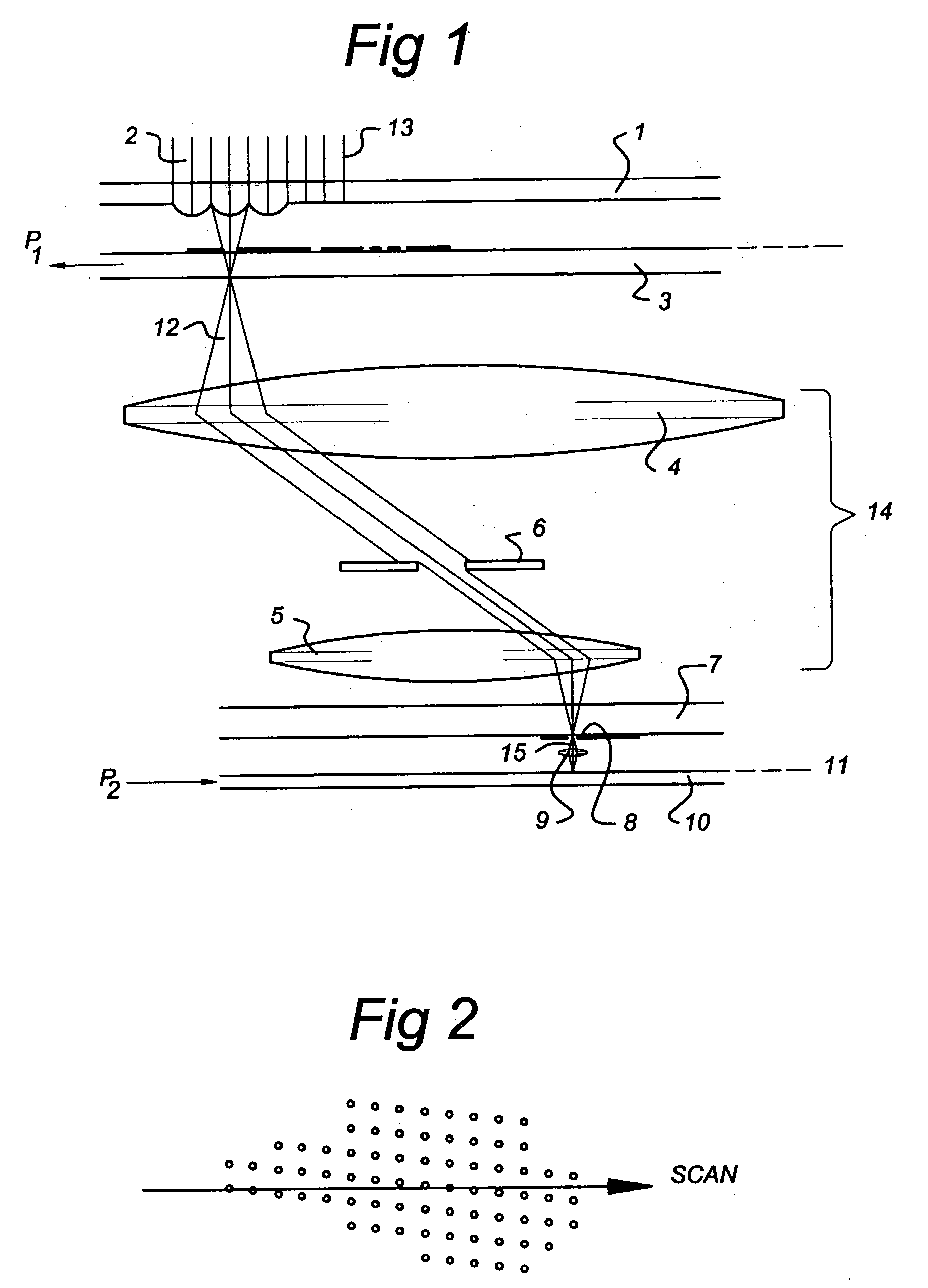 Field emission photo-cathode array for lithography system and lithography system provided with such an array