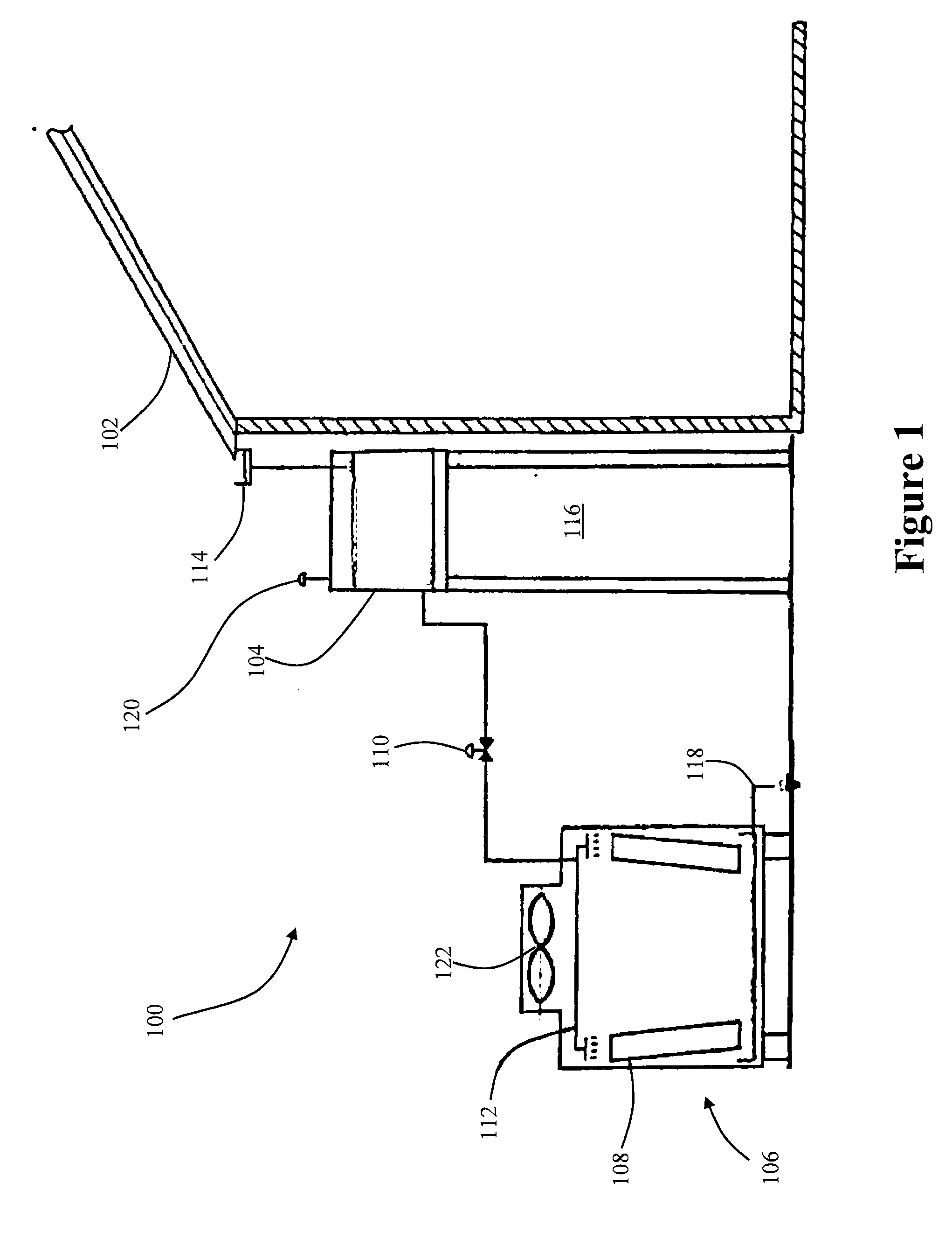 System for Reducing the Condensing Temperature of a Refrigeration or Air Conditioning System by Utilizing Harvested Rainwater