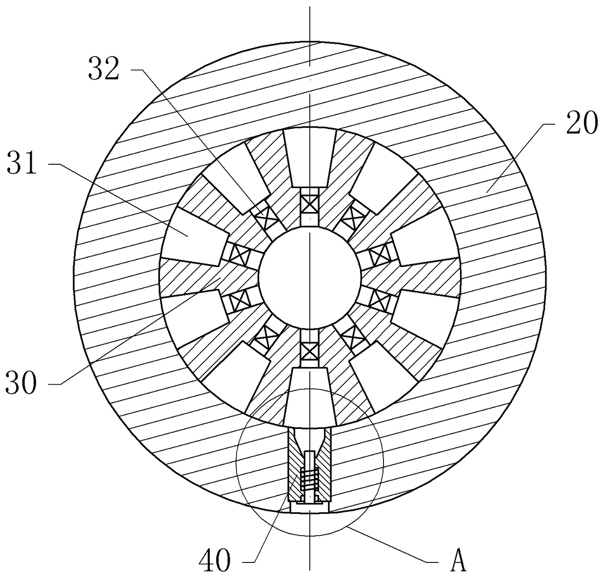 A die-cutting device