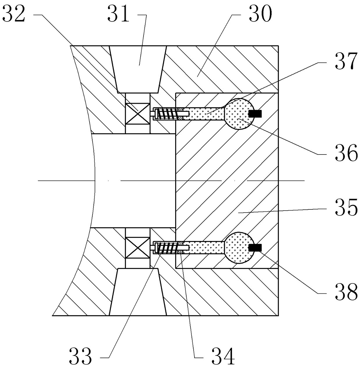 A die-cutting device