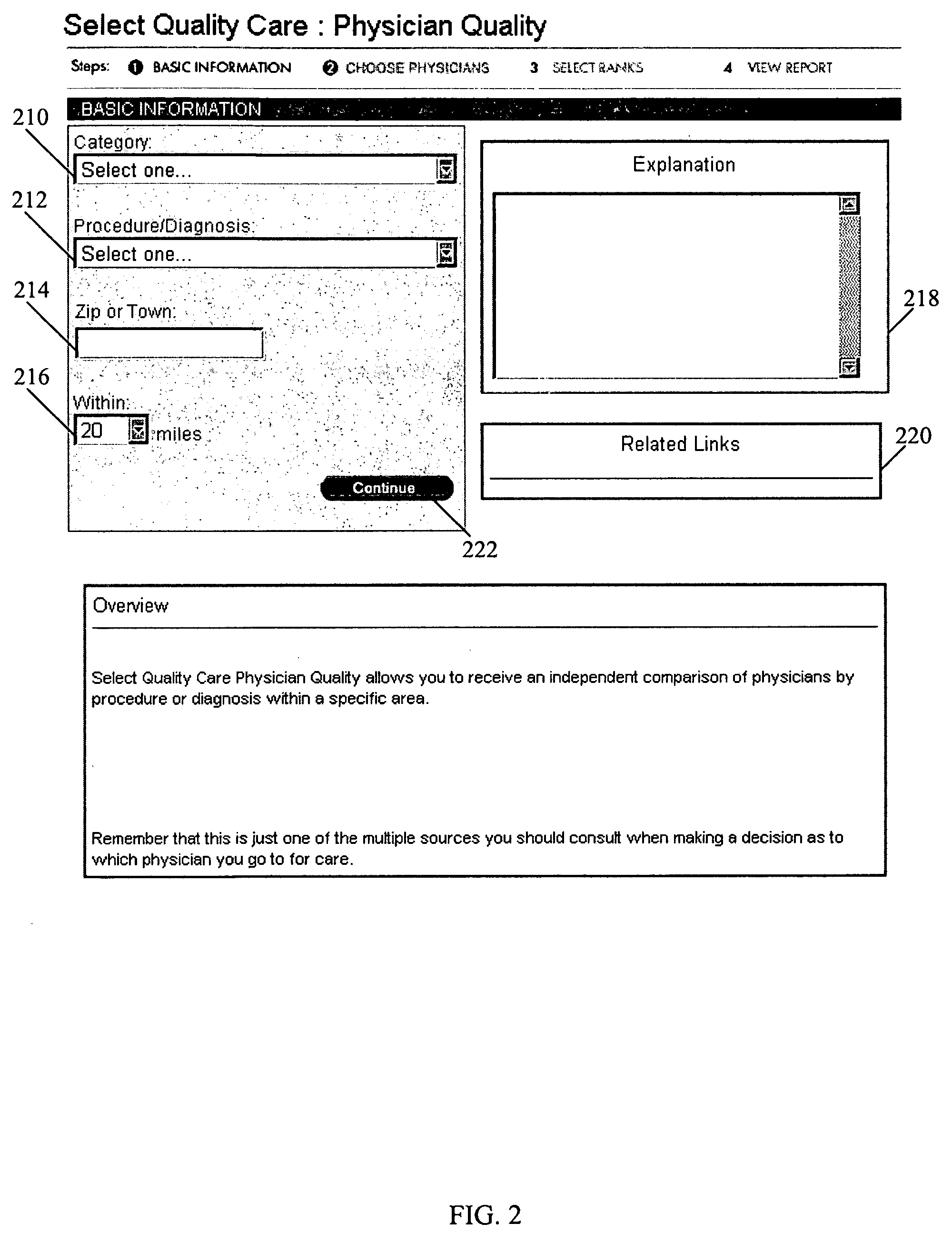 System and method for analyzing and presenting physician quality information