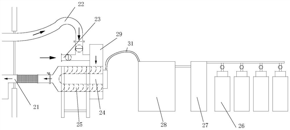 Tea leaf stir-frying fixation equipment