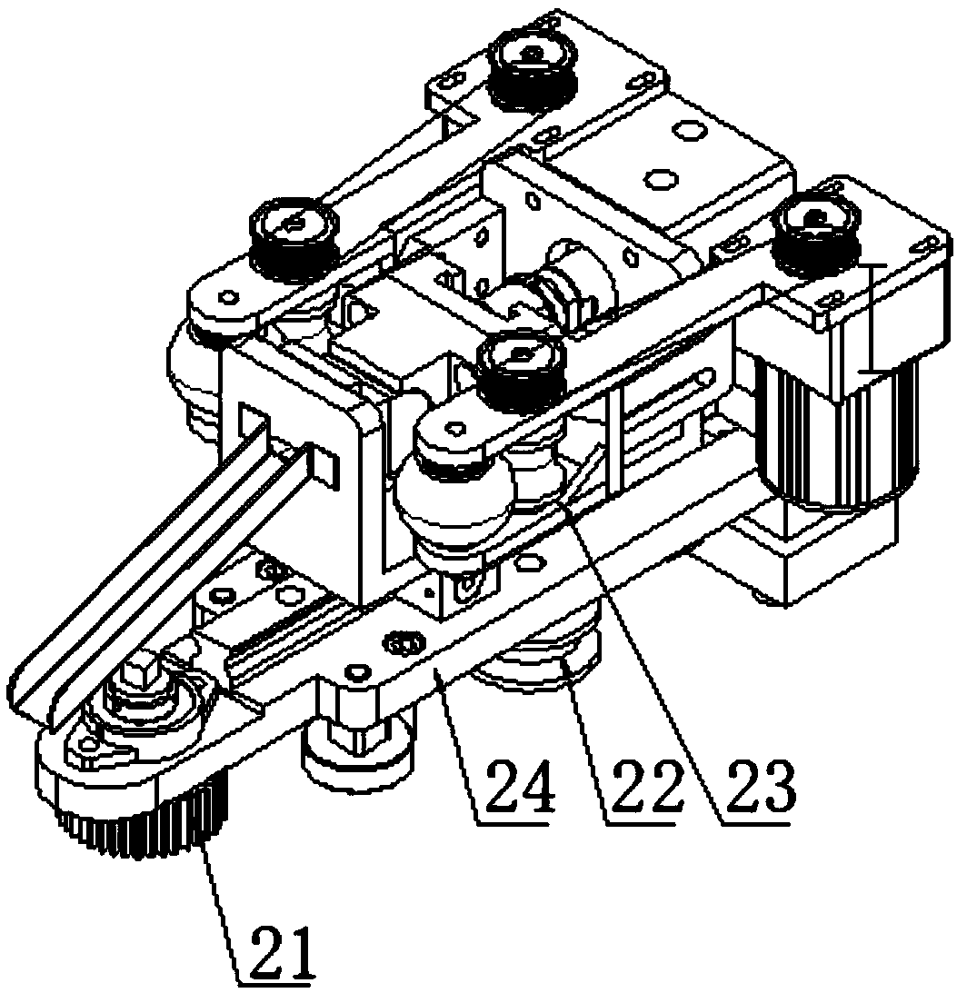 Full-automatic bicycle baffle plate punching device