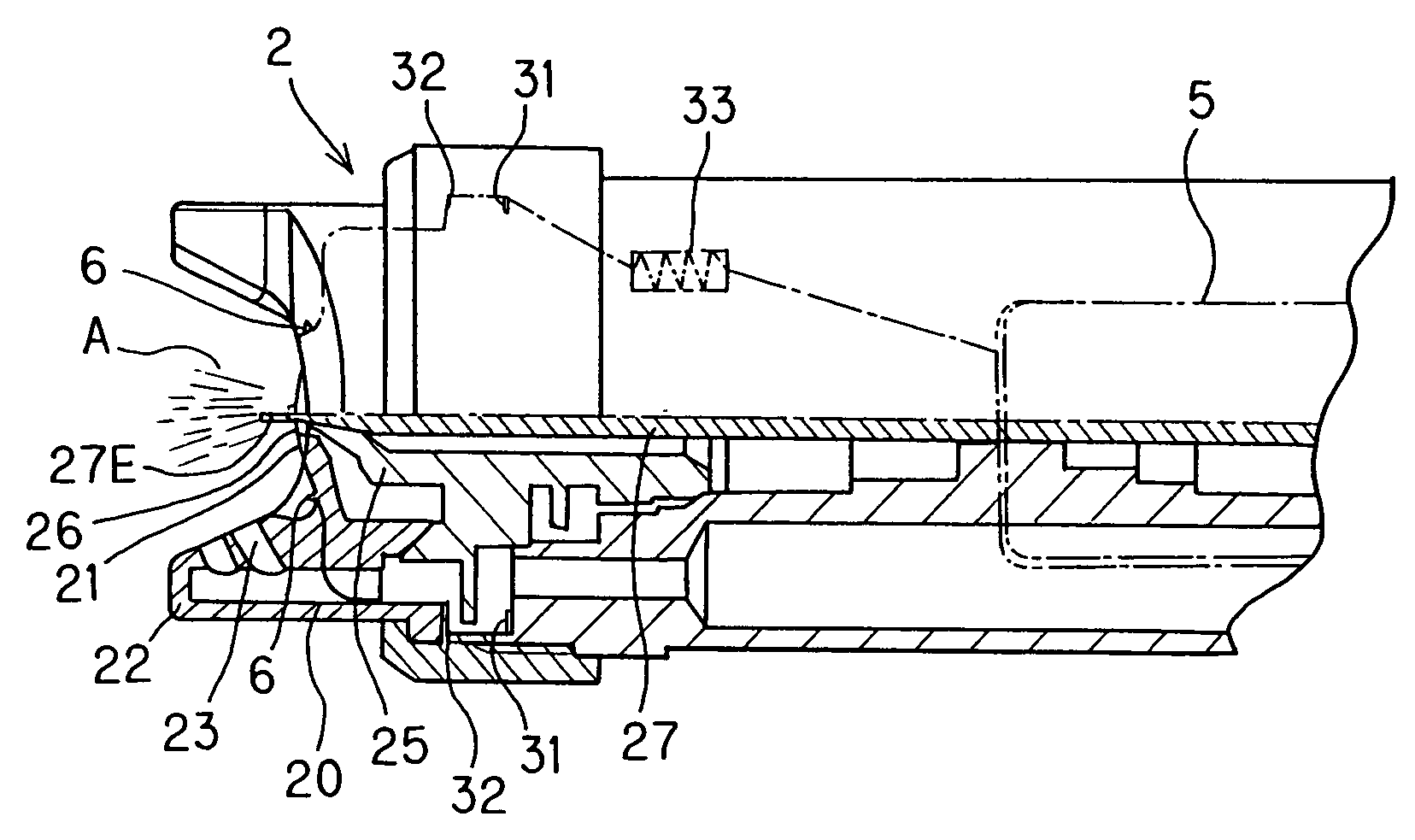 Electrostatic Coating Spray Gun and Electrostatic Coating Method