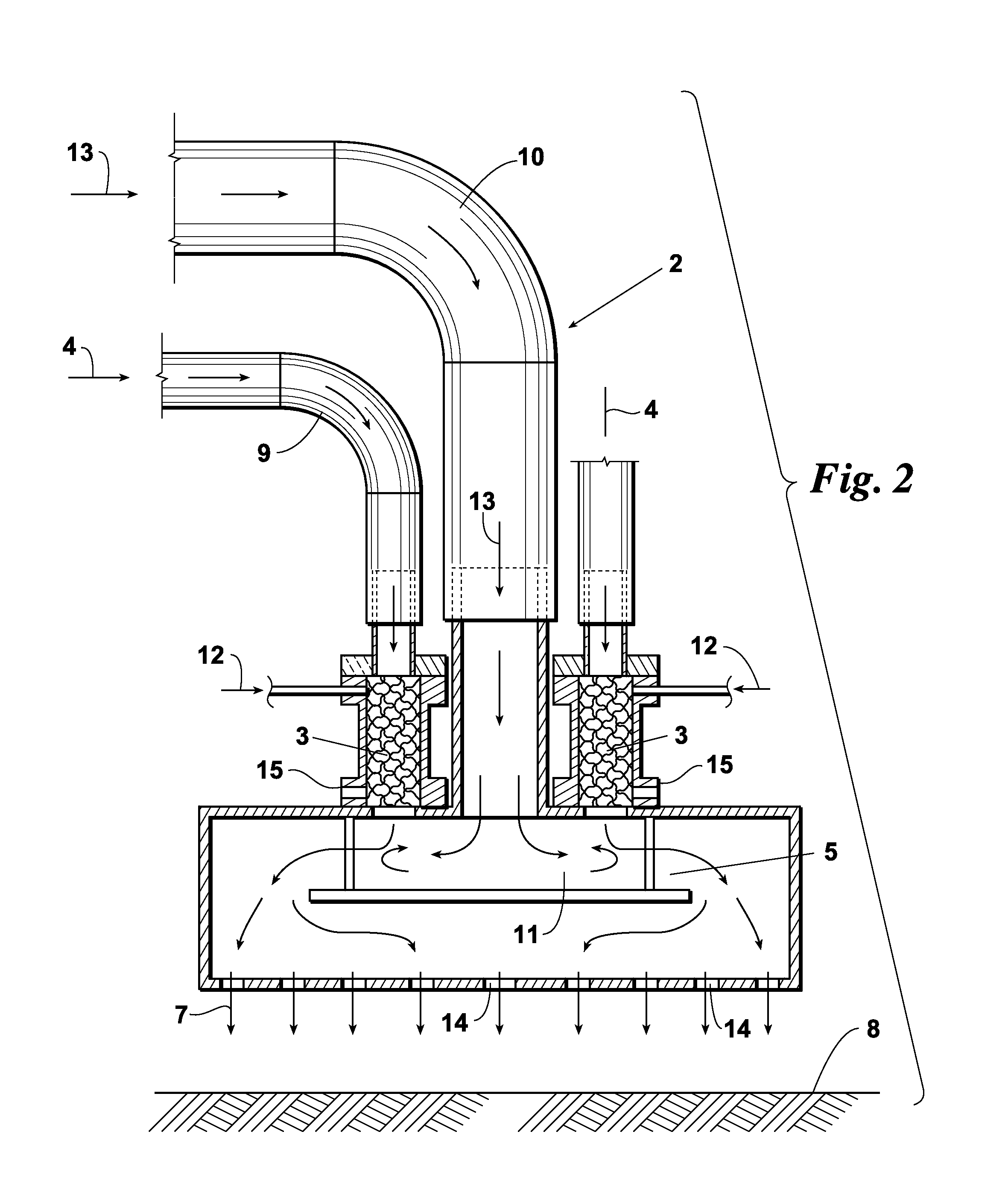 Engine Exhaust-Driven Heating Device for Use in Portable Surface Drying Equipment