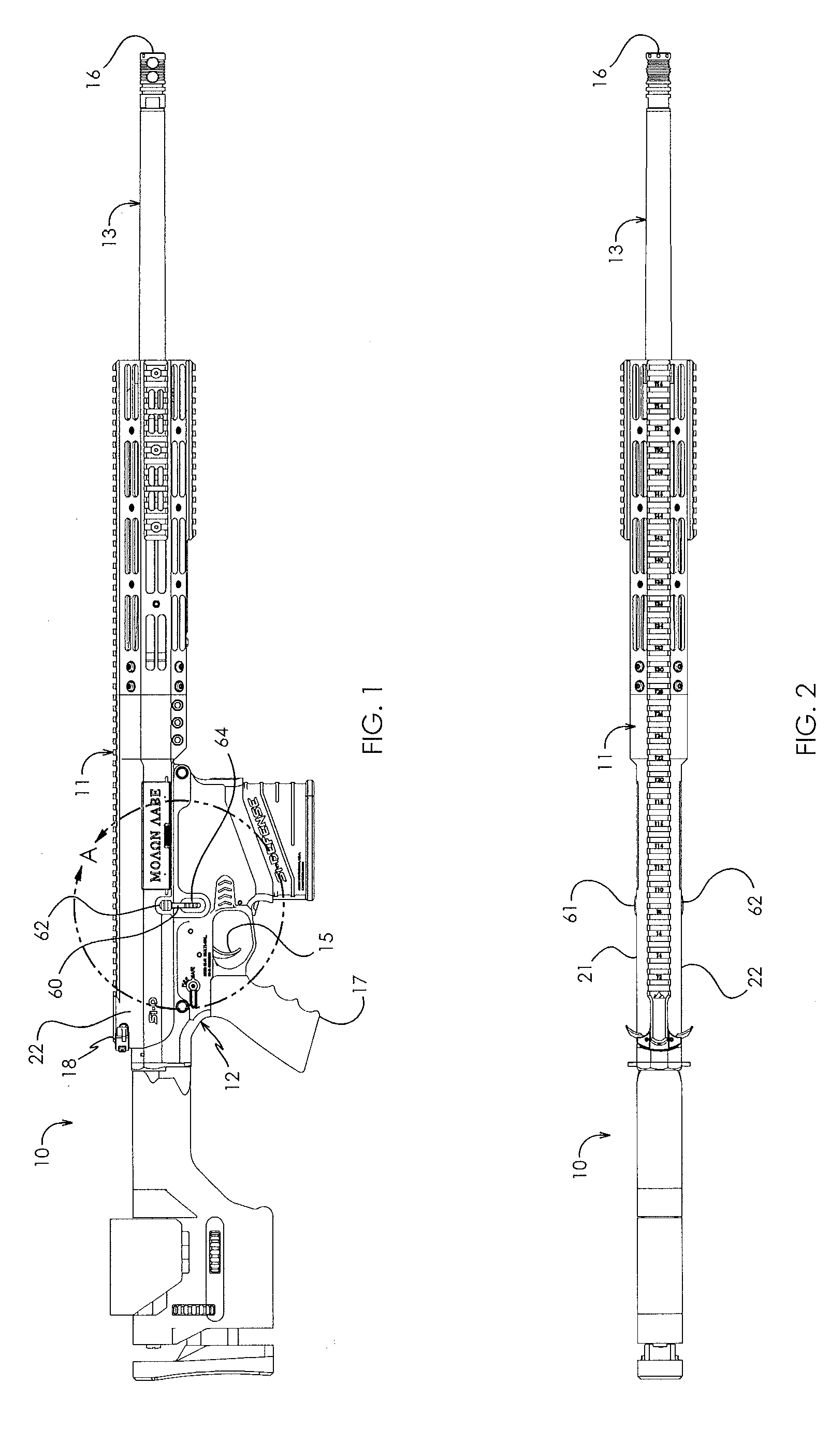 Ambidextrous bolt catch and firearm