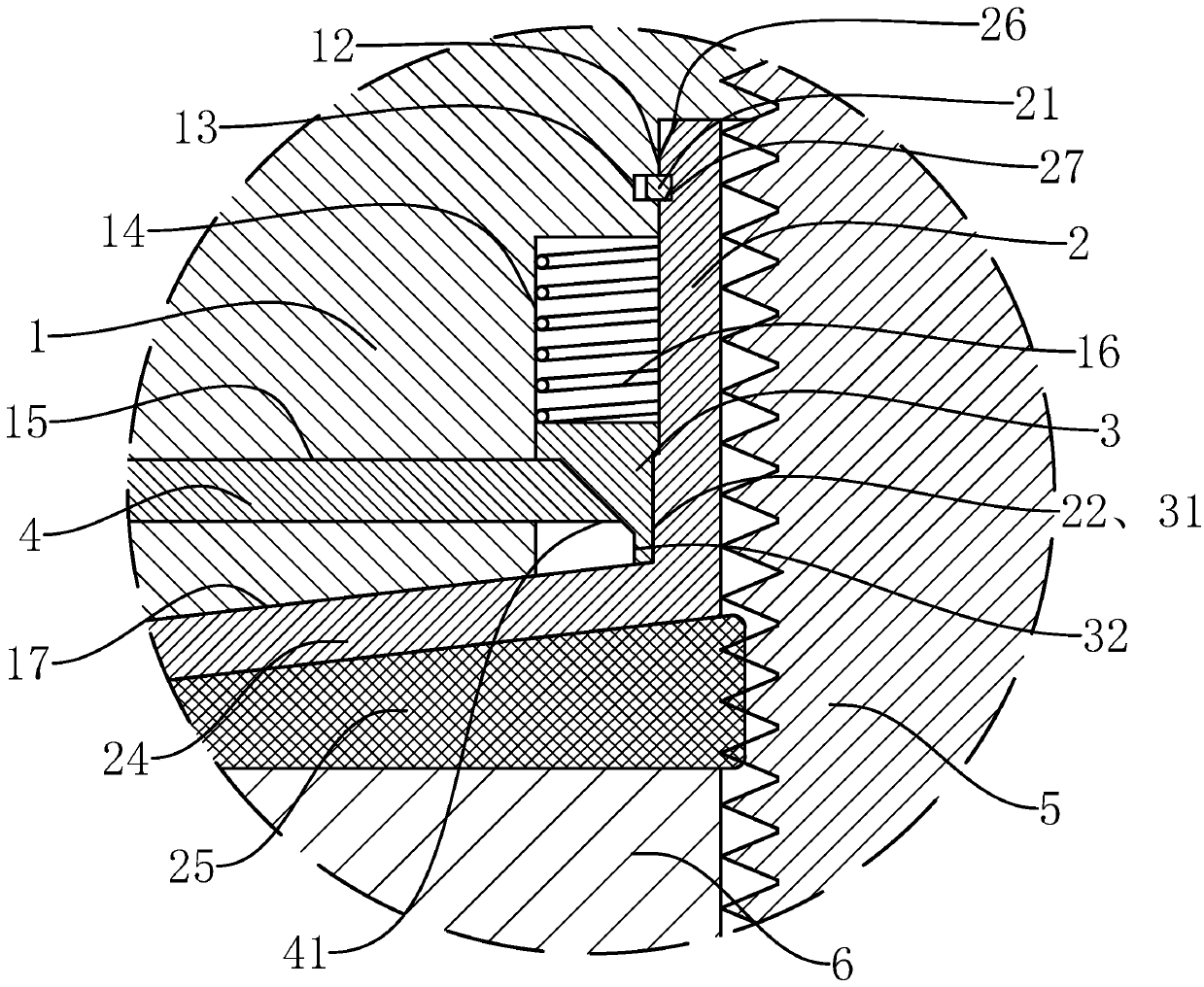 Anti-skid nut and assembling method thereof