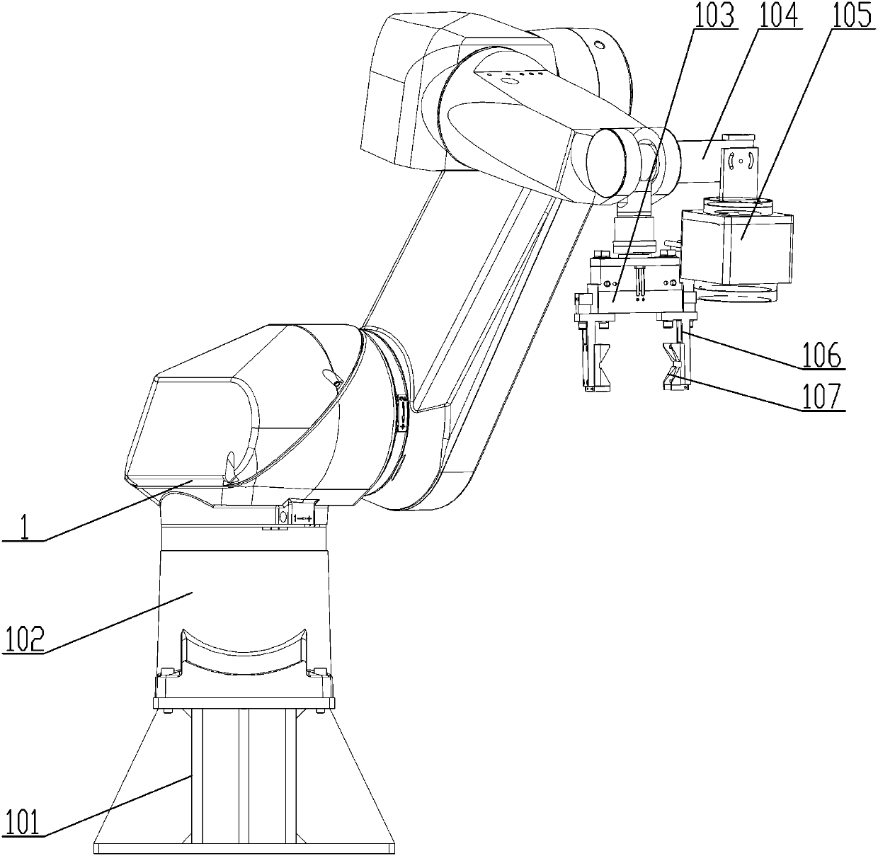 Automatic assembling system for standard test motor and assembling method