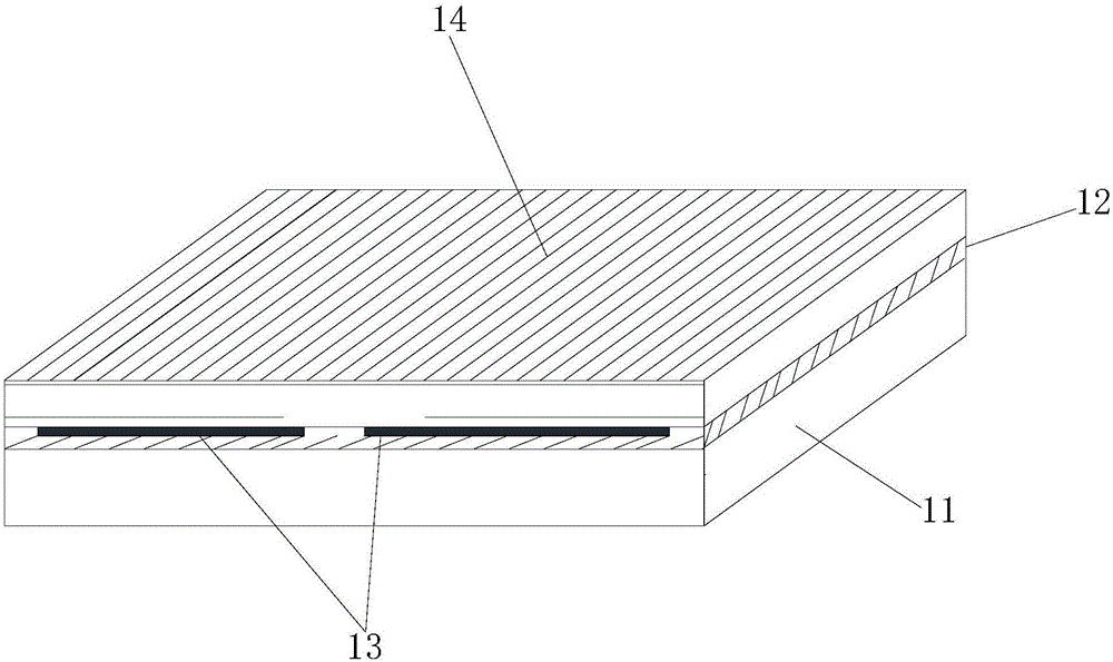 Rubber bearing structure based on piezoelectric effect and power generating system thereof