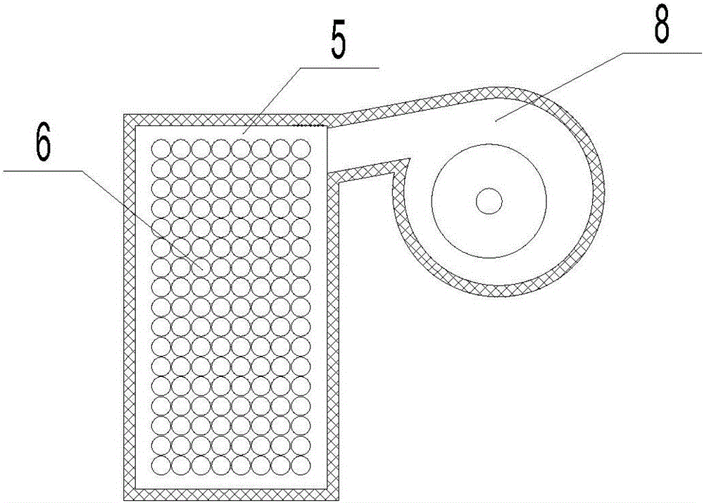 Flue gas purifying device and circulating fluidized bed boiler with device