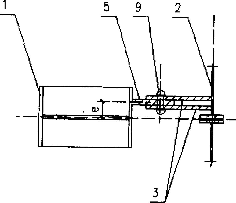 Connecting method and structure of crane beam for self adaptable column sedimentation