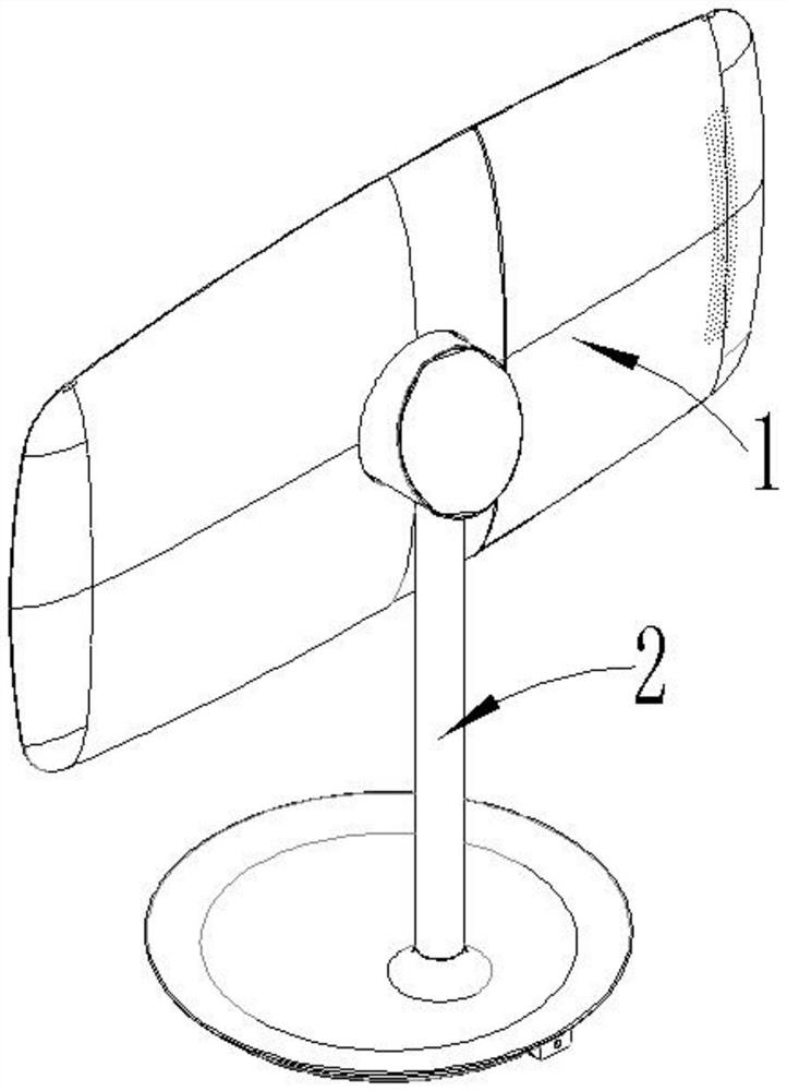 Combined display mirror and mirror surface display equipment