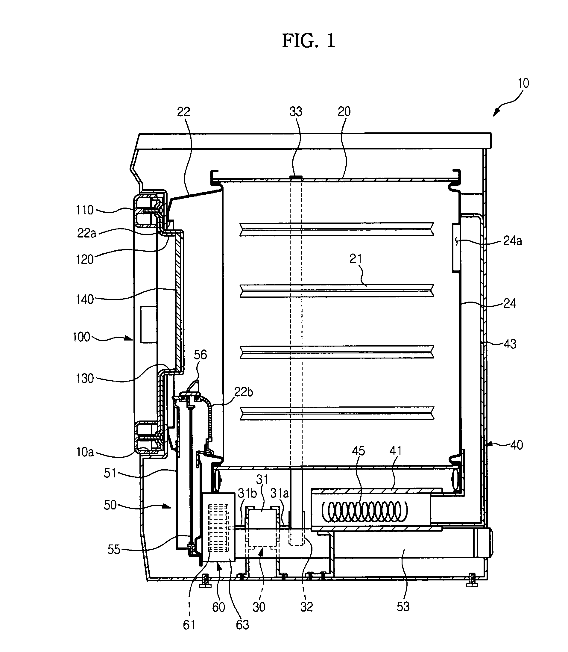 Clothes dryer and door thereof