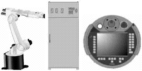 Industrial robot training system with dismounting device and training method