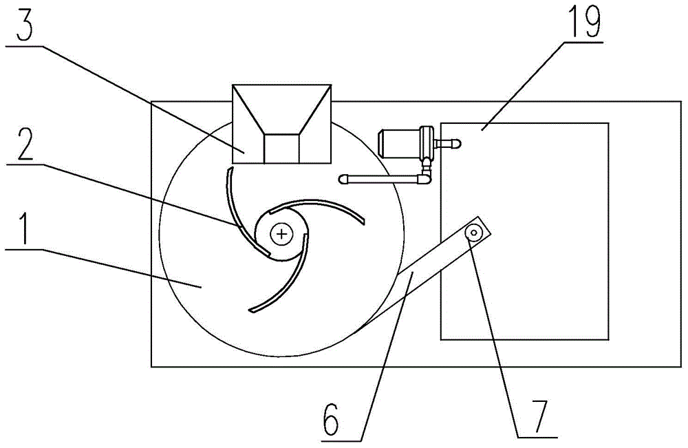 Hydraulic attitude adjustment sorting device