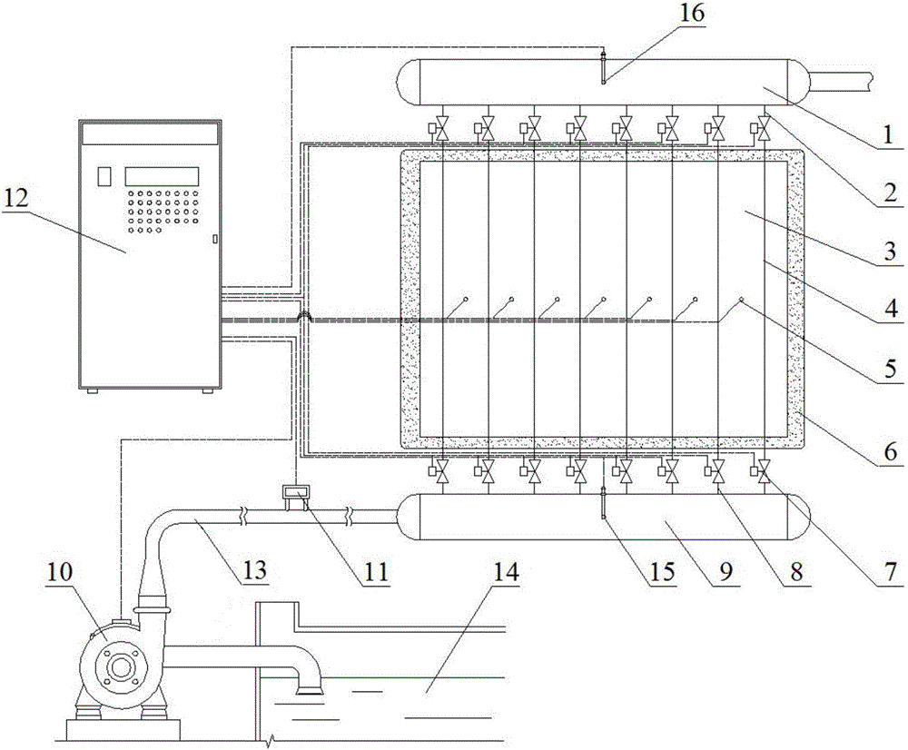 Sensible heat accumulating type direct steam generation system based on parallel connection regulation as well as method