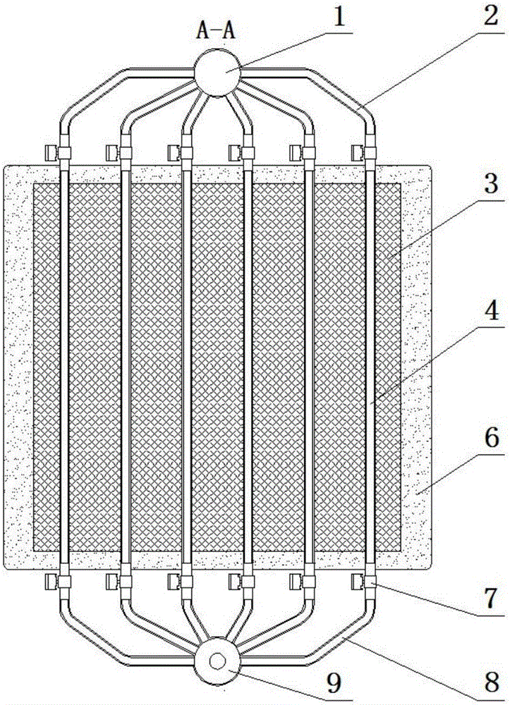 Sensible heat accumulating type direct steam generation system based on parallel connection regulation as well as method