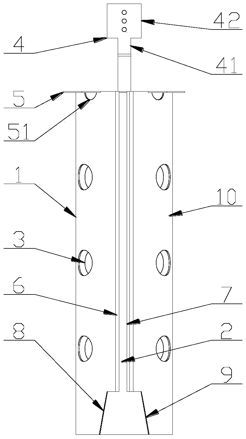 Current collector of capacity type battery