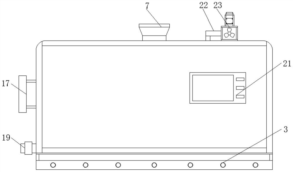 Vehicle-mounted excrement residue solid-liquid separation device