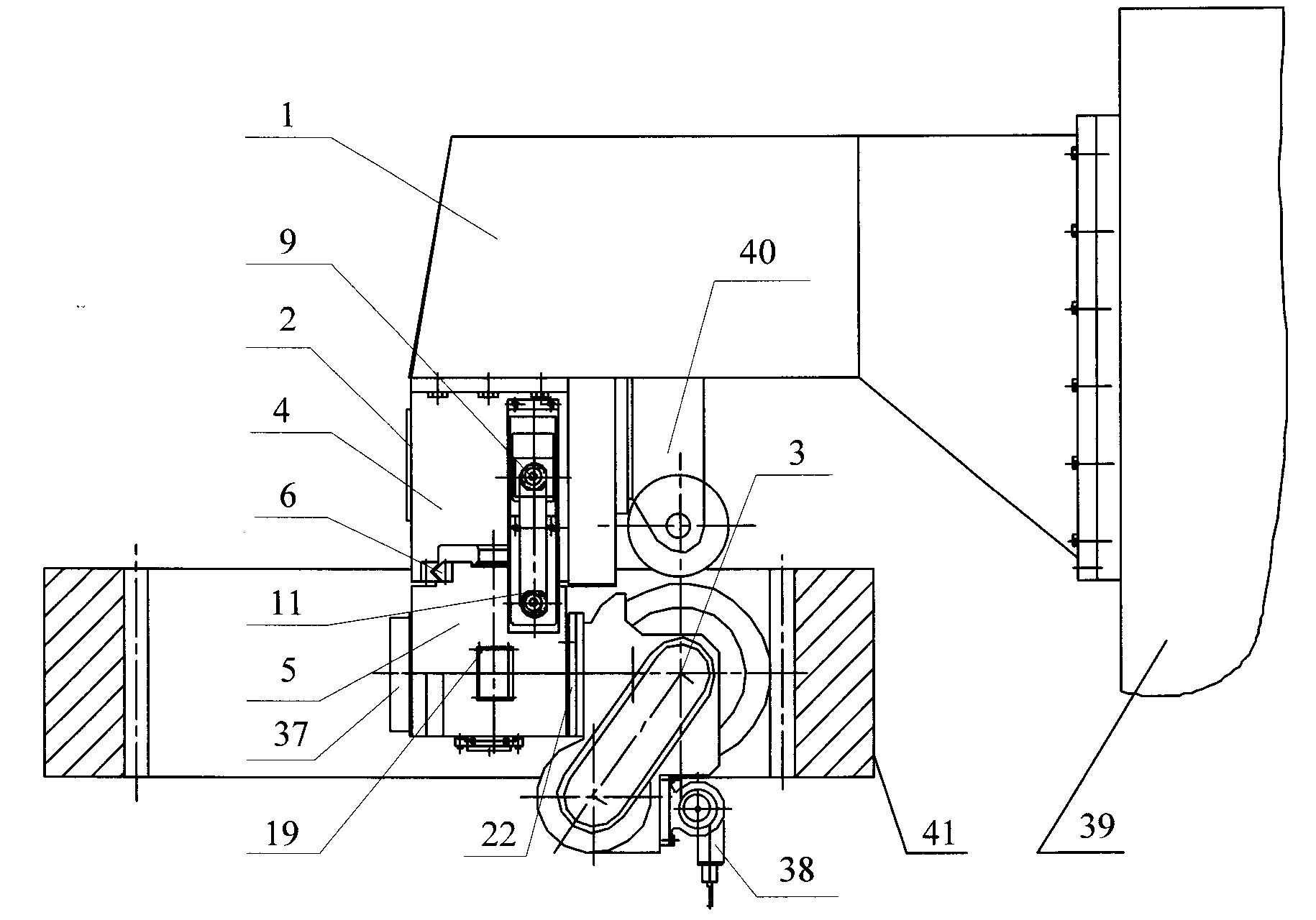 Universal grinding carriage for internal gears and external gears of formed grinding wheel gear grinding machine