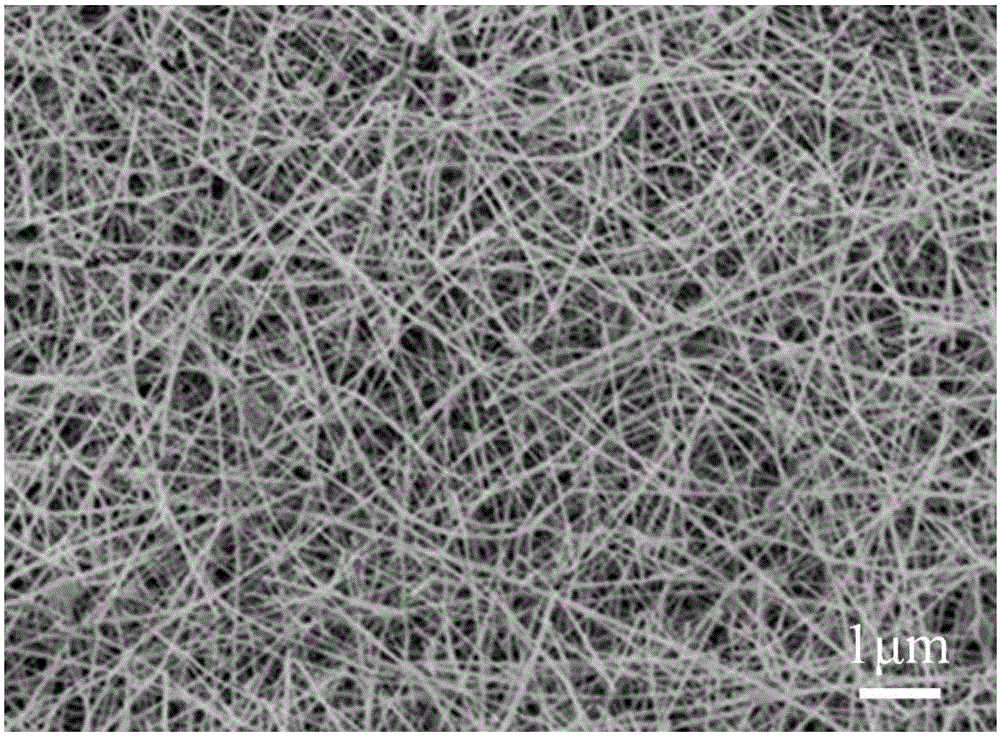 Preparation method of positively charged ceramic micro-nano fiber membrane