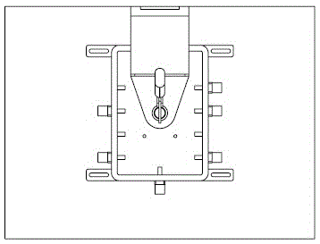 Test seat of passive microwave radio frequency transformer