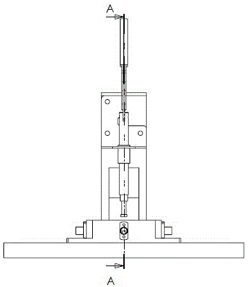 Test seat of passive microwave radio frequency transformer