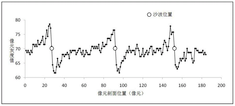 Reconstruction method for terrain of shallow-sea large-sized complicated sand wave area