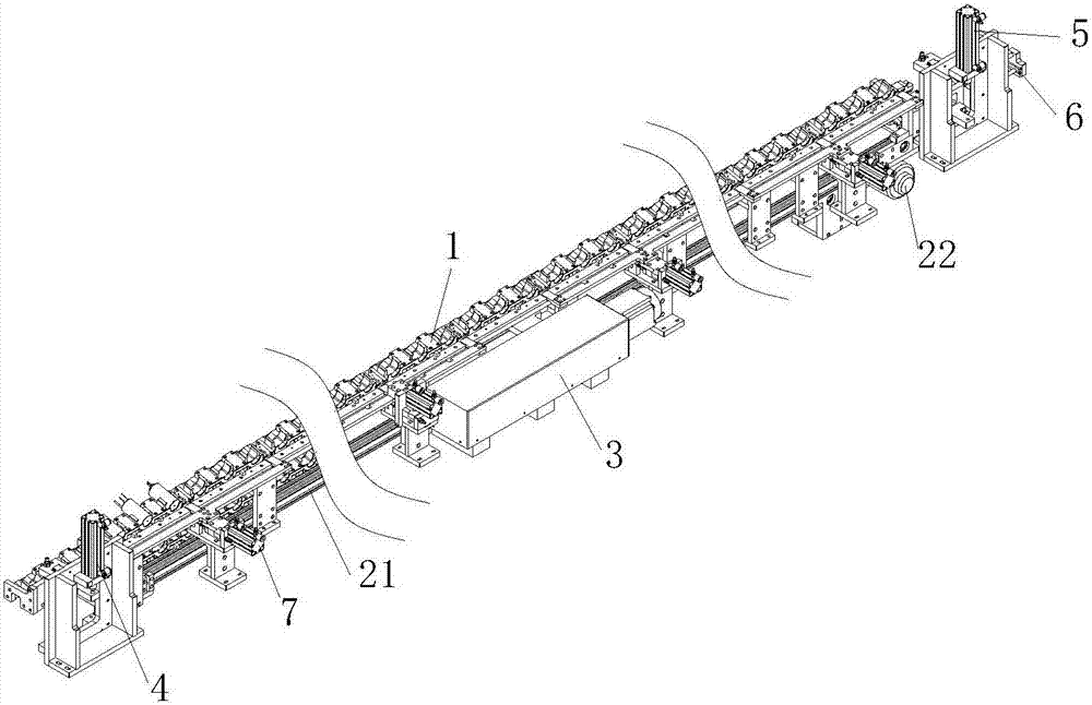 Jig backflow mechanism and working method thereof