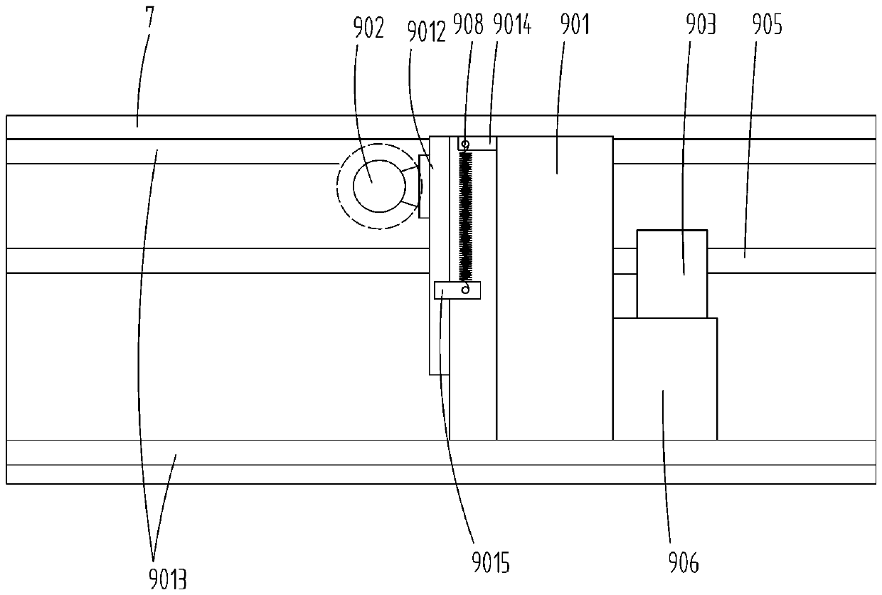 Wood automatic transverse cutting machine