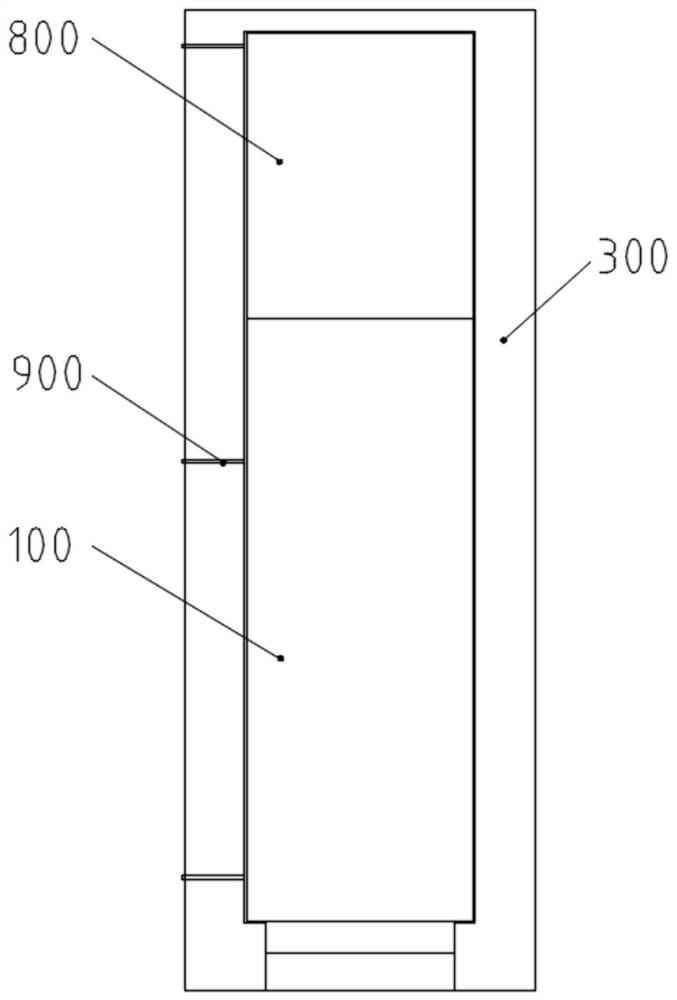 Device for outdoor evacuation of underground building space