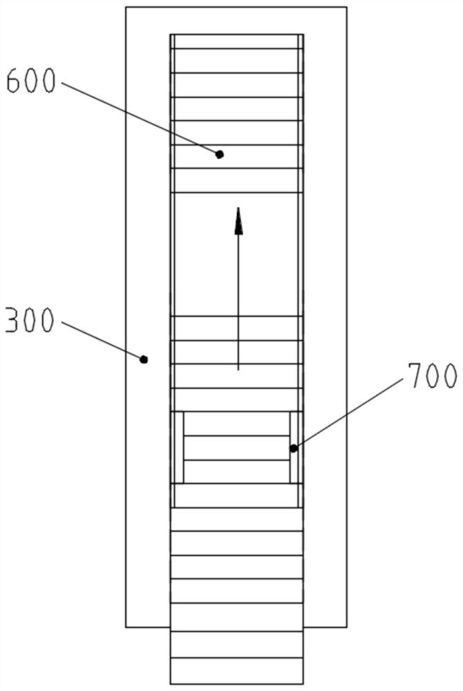 Device for outdoor evacuation of underground building space