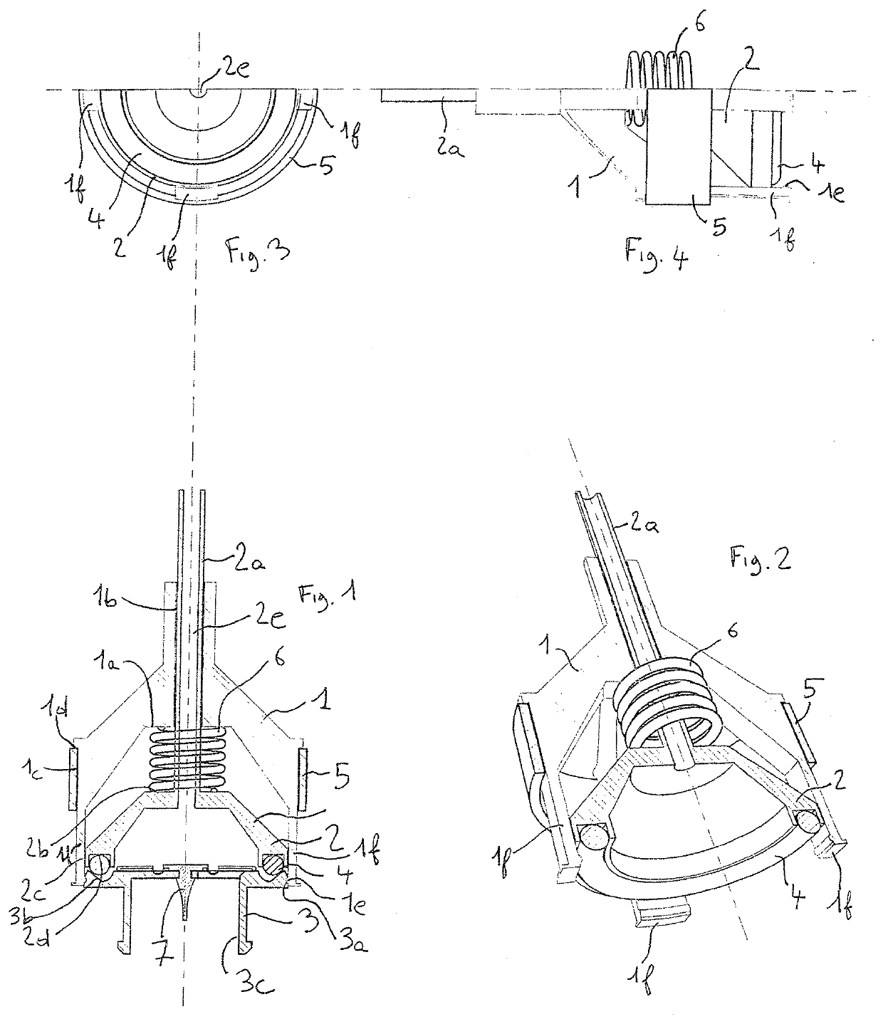 Device for measuring the leakage rate of at least one element of a protective breathing mask