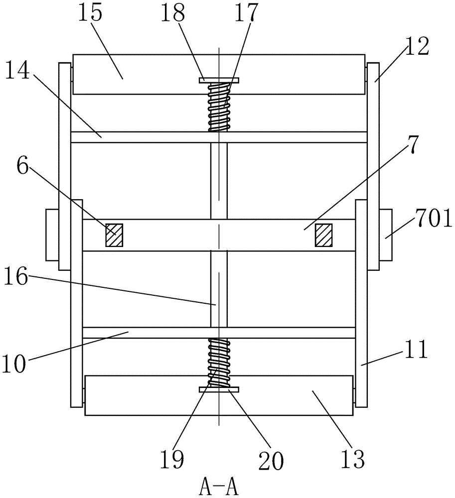 A reel line flattening device